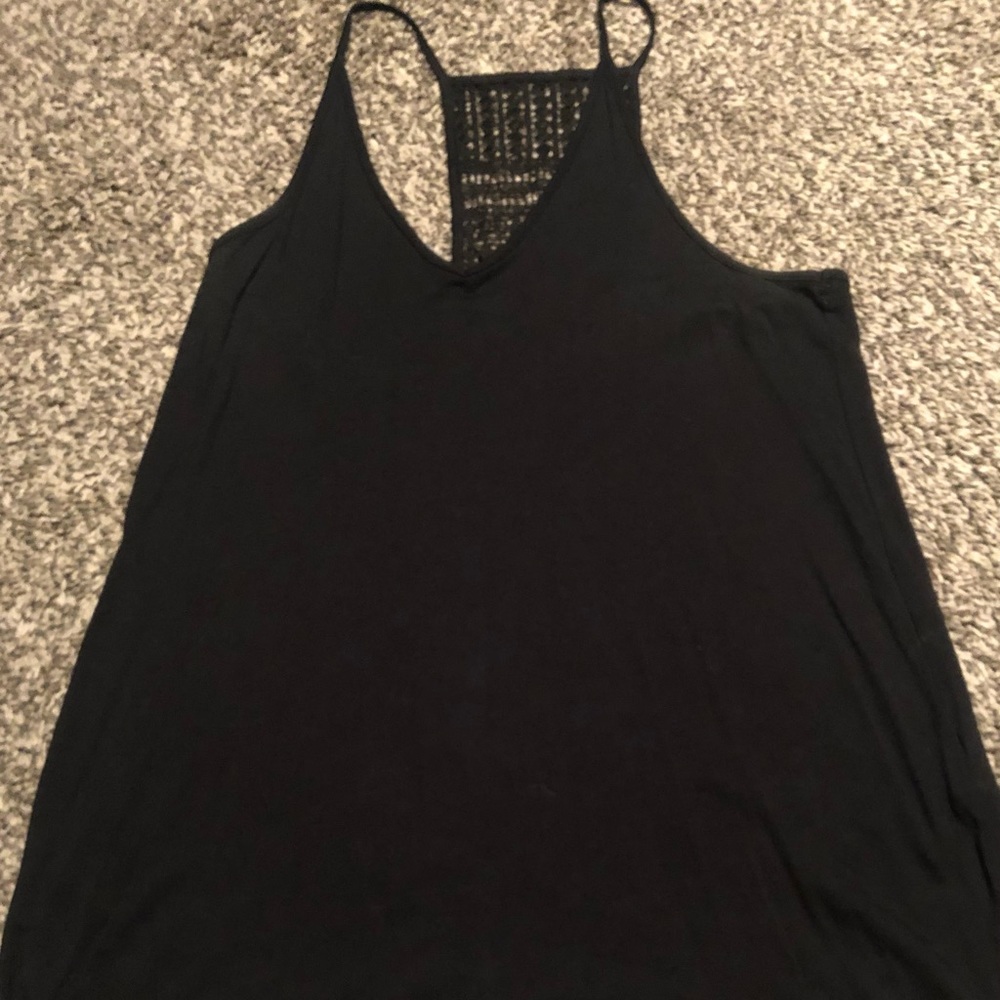 Knitted back tank top